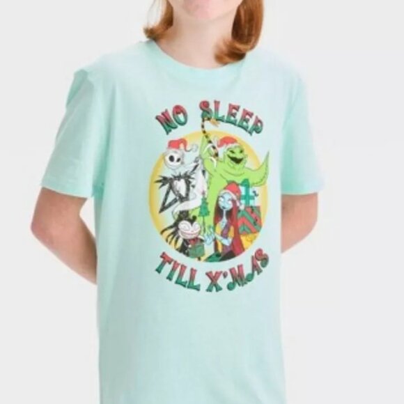 NEW Disney Nightmare Before Christmas Mint Green Graphic T-Shirt Medium 8 - Picture 1 of 7
